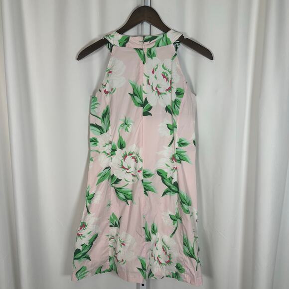 Dizzy Lizzie Cotton Fit & Flair Sleeveless‎ Dress XS Petal Pink Green Feminine - Picture 6 of 10